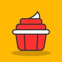 Cupcake-Vektor-Icon-Design vektor