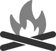 Lagerfeuer-Vektor-Symbol vektor