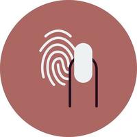 Touch-ID-Vektorsymbol vektor