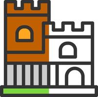 Schloss-Vektor-Icon-Design vektor