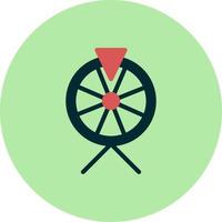 förmögenhet hjul vektor ikon