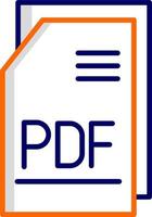 pdf Datei Vektor Symbol