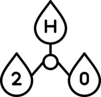 h2o-Vektorsymbol vektor