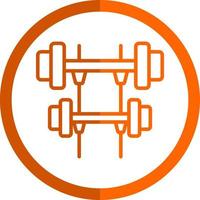 Fitnessstudio-Vektor-Icon-Design vektor