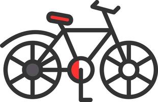 Fahrrad-Vektor-Icon-Design vektor