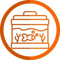 Aquarium-Vektor-Icon-Design vektor