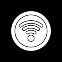 Wifi-Signal-Vektor-Icon-Design vektor