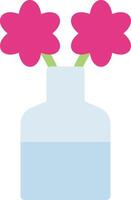 Flasche Blumen Vektor Illustration auf ein hintergrund.premium Qualität symbole.vektor Symbole zum Konzept und Grafik Design.