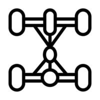 chassisch Symbol Design vektor