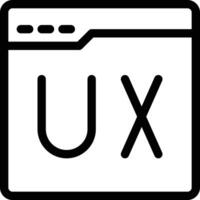 ux Vektor Illustration auf ein hintergrund.premium Qualität symbole.vektor Symbole zum Konzept und Grafik Design.