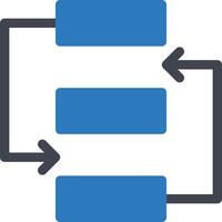 Flussdiagramm-Vektorillustration auf einem Hintergrund. Premium-Qualitätssymbole. Vektorsymbole für Konzept und Grafikdesign. vektor