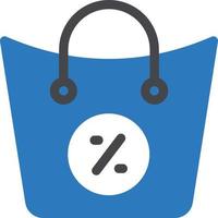 Einkaufstaschen-Vektorillustration auf einem Hintergrund. Premium-Qualitätssymbole. Vektorsymbole für Konzept und Grafikdesign. vektor