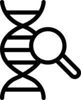 DNA Suche Vektor Illustration auf ein hintergrund.premium Qualität symbole.vektor Symbole zum Konzept und Grafik Design.