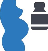 graviditet medicin vektor illustration på en bakgrund.premium kvalitet symbols.vector ikoner för begrepp och grafisk design.