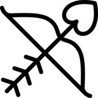 Bogenschützen-Vektorillustration auf einem Hintergrund. Premium-Qualitätssymbole. Vektorsymbole für Konzept und Grafikdesign. vektor