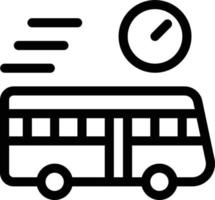 buss hastighet vektor illustration på en bakgrund.premium kvalitet symbols.vector ikoner för begrepp och grafisk design.