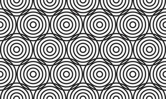 seamless mönster med cirkelform, svart och vit färg, modern design ränder bakgrund. vektor illustration.