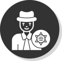 Sheriff-Vektor-Icon-Design vektor