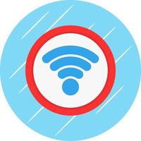 Wifi-Signal-Vektor-Icon-Design vektor