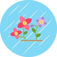 Blumen-Vektor-Icon-Design vektor