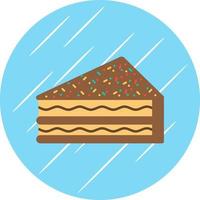 Kuchen-Vektor-Icon-Design vektor