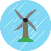 Windmühlen-Vektor-Icon-Design vektor