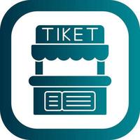 Ticket Office-Vektor-Icon-Design vektor