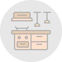 Küche-Vektor-Icon-Design vektor