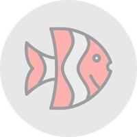 Kaiserfisch-Vektor-Icon-Design vektor