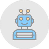 Robotik-Engineering-Vektor-Icon-Design vektor