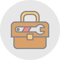 Toolbox-Vektor-Icon-Design vektor