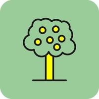 Obstgarten-Vektor-Icon-Design vektor