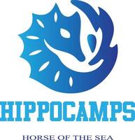 hippocamps vektor logotyp