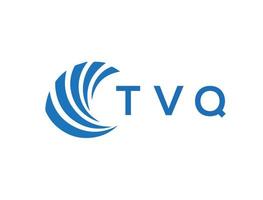 tvq Brief Logo Design auf Weiß Hintergrund. tvq kreativ Kreis Brief Logo Konzept. tvq Brief Design. vektor