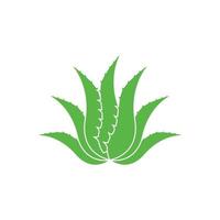 aloe vera logotyp ikon design symbol skönhet vektor