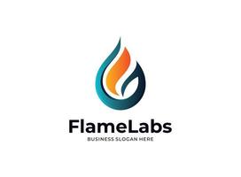Feuerflamme Logo Design Vektor Vorlage