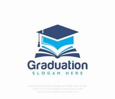 Abschluss oder Bildung Logo vektor