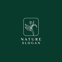 Natur-Logo-Design-Symbol-Vektor vektor