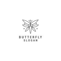 schmetterling logo design symbol vektor