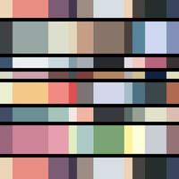 abstrakt sömlös mönster med färgad kvadrater på en svart bakgrund. vektor