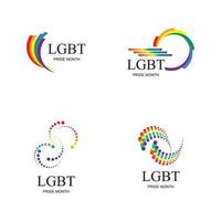 lgbt Logo und Symbol vektor