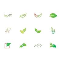 Natur von Blätter Logo vektor