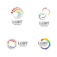 lgbt Logo und Symbol vektor