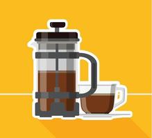 Kaffeemaschine Design Vektor-Illustration vektor