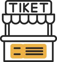 Ticket Office-Vektor-Icon-Design vektor