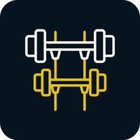 Fitnessstudio-Vektor-Icon-Design vektor