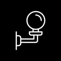 Wandlampe Vektor-Icon-Design vektor