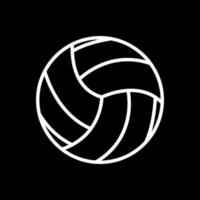 Volleyball-Vektor-Icon-Design vektor