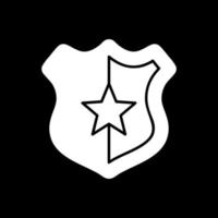 Design des Vektorsymbols für Polizeiabzeichen vektor