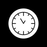 Wanduhr-Vektor-Icon-Design vektor